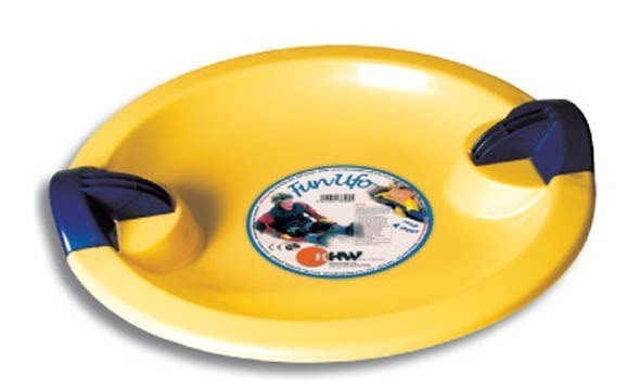 Тарелка KHW 76220 Fun ufo с тормозом желтый 